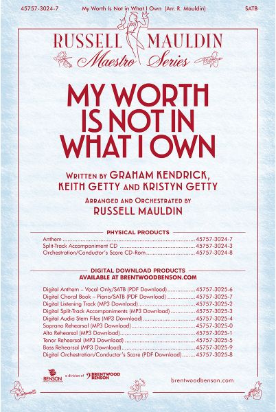 My Worth Is Not in What I Own